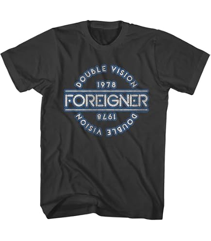 Amazon.com: Foreigner 1978 World Tour Crew Neck Short Sleeve Men's